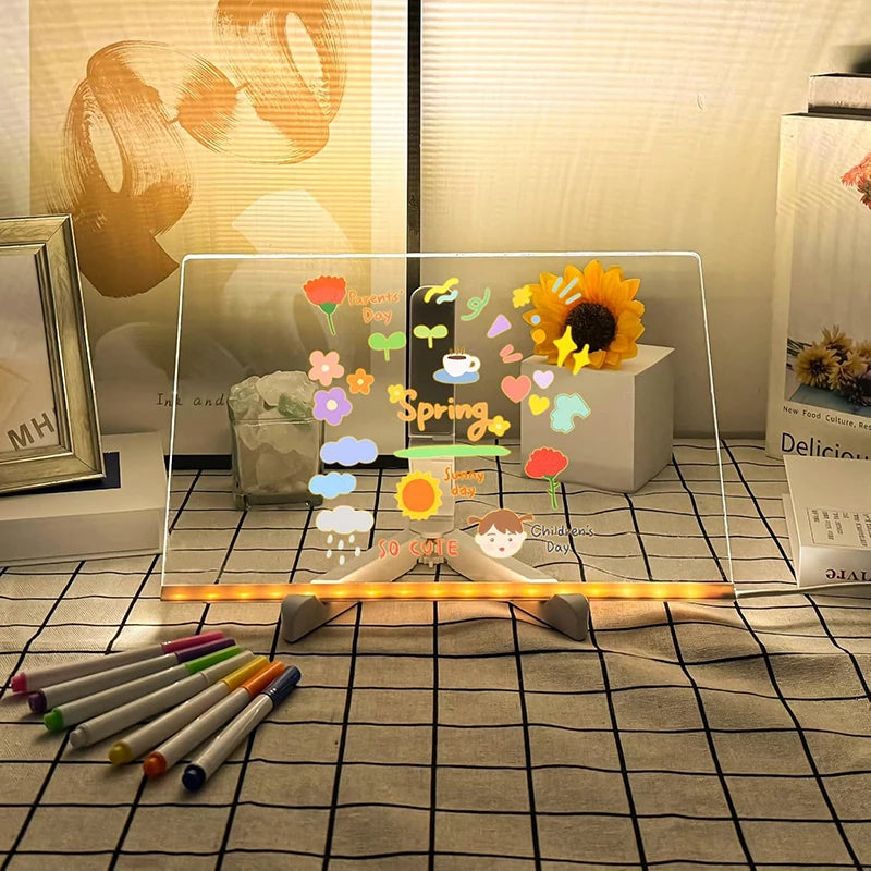 GlowScribble™ LED Light Drawing Board