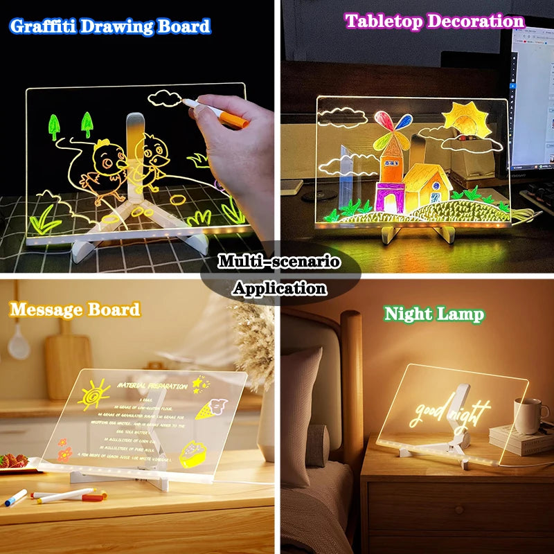 GlowScribble™ LED Light Drawing Board