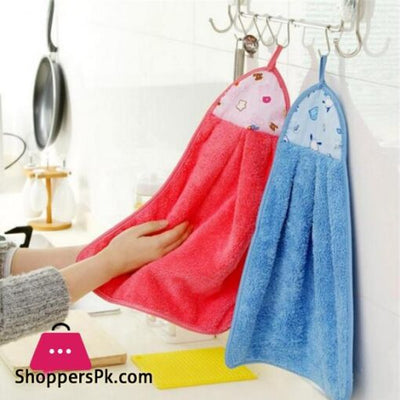 3 Pack Coral Fleece Bath Cloth Soft Hand Towel