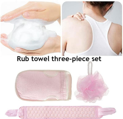 3-in-1 bath scrubber set