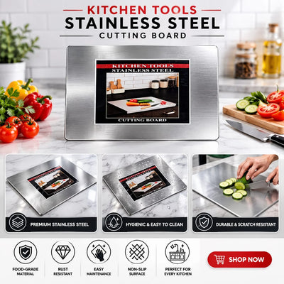 🔪 *Stainless Steel Cutting Board