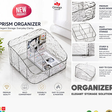 Prism Acrylic Cosmetic Organizer