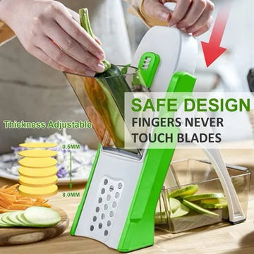 Pump n Slice Manual Cutter Multifunction Veg Dicer & Slicer