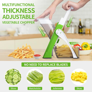 -in-1 Vegetable Cutter & Chopper – Multi-Function Kitchen Tool