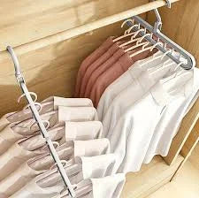 9 Hole Clothes Hanger Space Saving Wardrobe Organizer