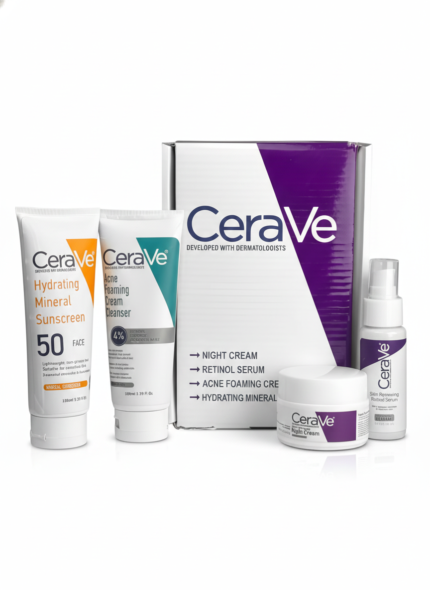 CeraVe 4in1 Complete Skincare Combo Kit